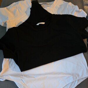 BodySuits Two XL- white and black